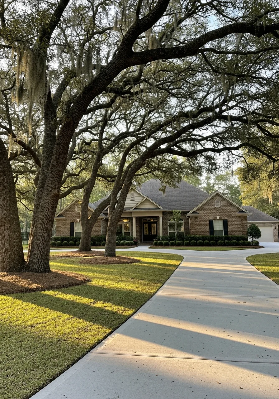 Typical Hammond family home with mature landscaping and driveway, representing the area's residential character.